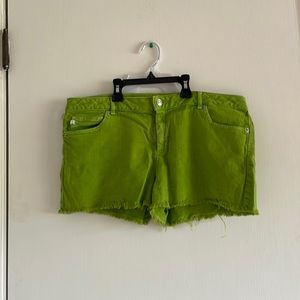 Green Michael Kors shorts size 12